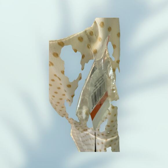 NWT I. State White & Yellow Pokadots Color Cabo Backless Sleeveless  S - Picture 7 of 10